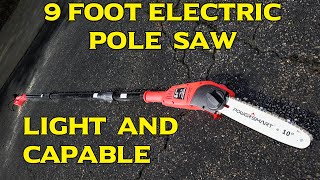 PowerSmart 10' Electric Tree Trimming Pole Saw Review