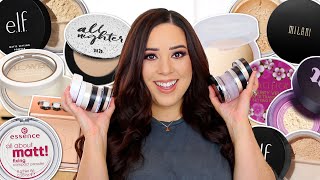 BEST & WORST SETTING POWDERS FOR OILY SKIN 2021! DRUGSTORE AND HIGH END