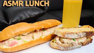 TUNA SUB AND TUNA SANDWICH CRUNCHY ASMR MUKBANG EATING SHOW