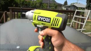 Ryobi Cordless Impact Driver Review 