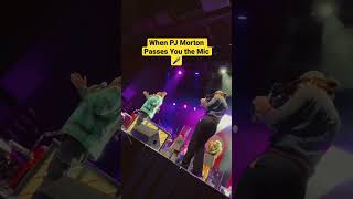 When PJ Morton Passes You The Mic..A Goodtime it was…. #Better #pjmorton #Jamisonross #JAMO Profile