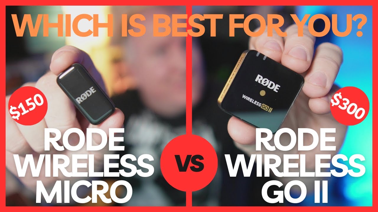 Rode Wireless Micro vs Rode Wireless Go II - Which is best for you ...