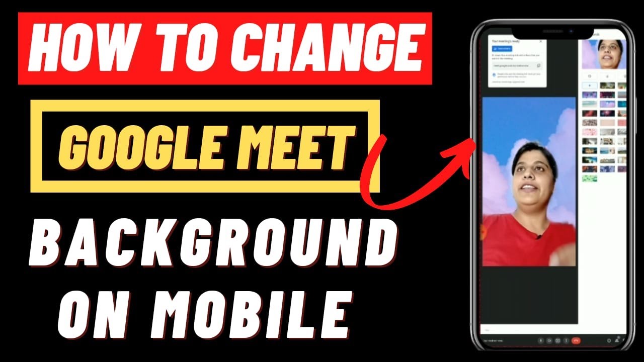 How to change google meet background on mobile in Hindi | Google meet  background kase change kare - YouTube