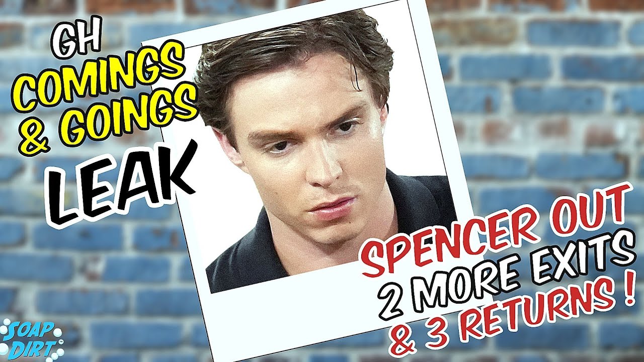General Hospital Comings and Goings LEAK: Spencer Out, 2 More Exits & 3
