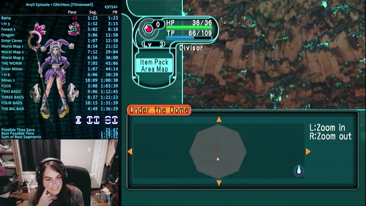 PSO FOnewearl Speedrun in 