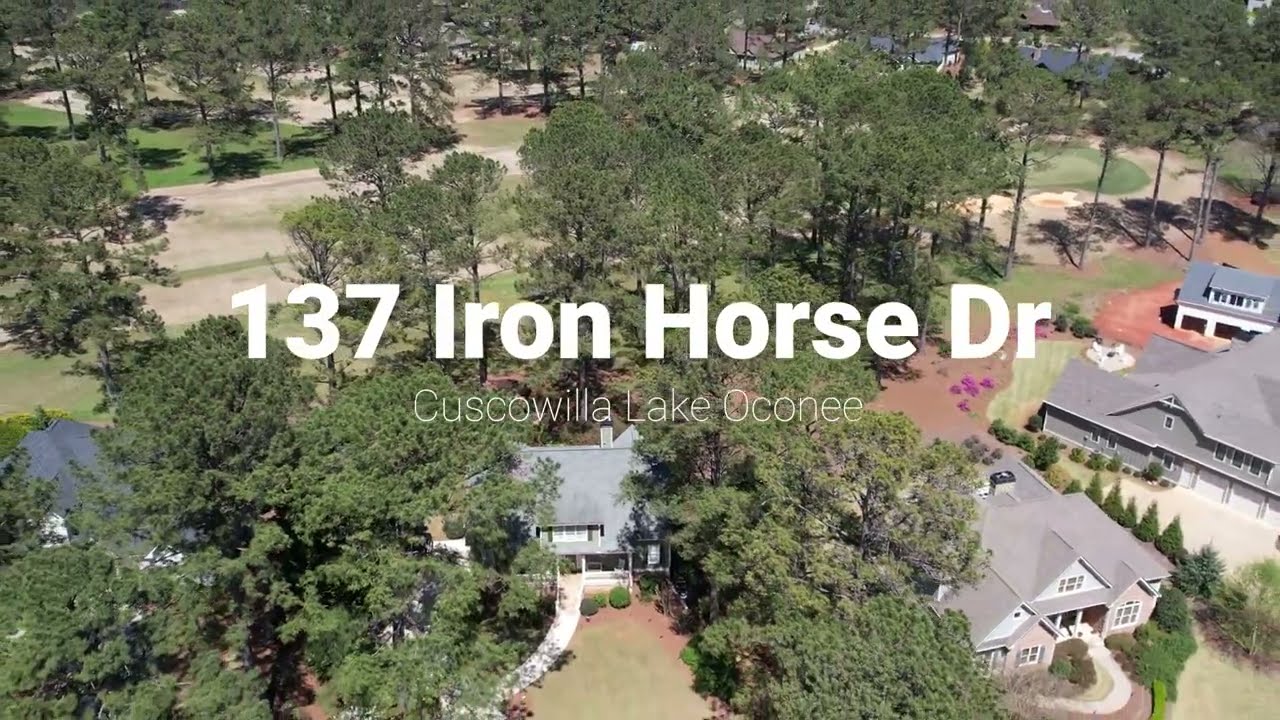 Lake Oconee Golf Course Home For Sale at 137 Iron Horse Drive, Eatonton