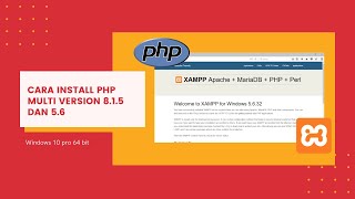 tutorial cara install php multi version di xampp dengan mudah #xampp #php #mysql #xampp