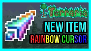 Terraria 1.4.1 - Rainbow Cursor | New Item Showcase