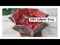 Fabric Tray | DIY Fabric Basket | 可愛い布トレー作り方