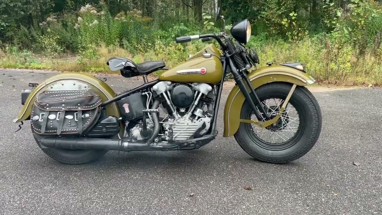 HARLEY-DAVIDSON, modell FL knucklehead, 1947, USA