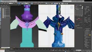 3ds Max Modeling | Master Sword