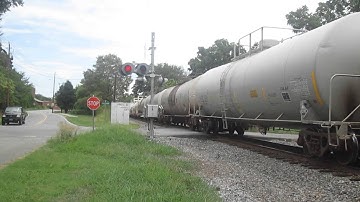 CSX ES44AH Leads Mixed Freight Train