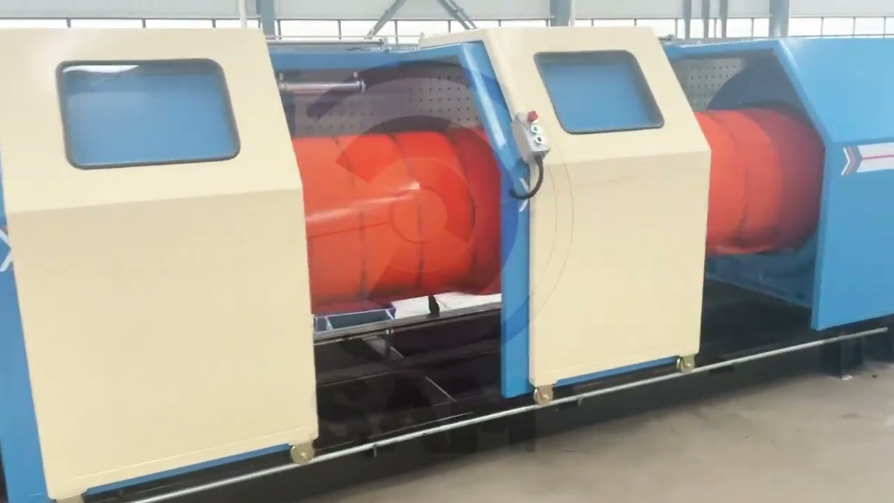 1+6+12/630 tubular stranding machine testing