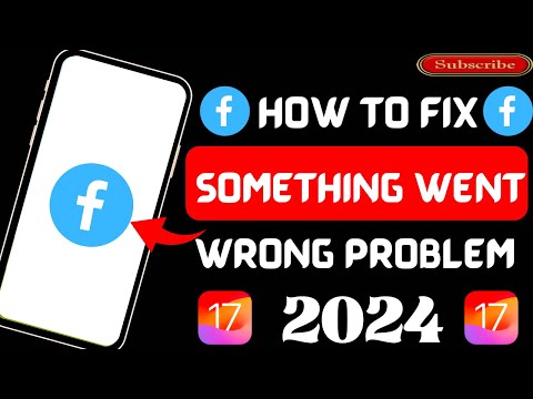 Facebook something went
