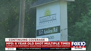 6-year-old shot multiple times on Azalea Road