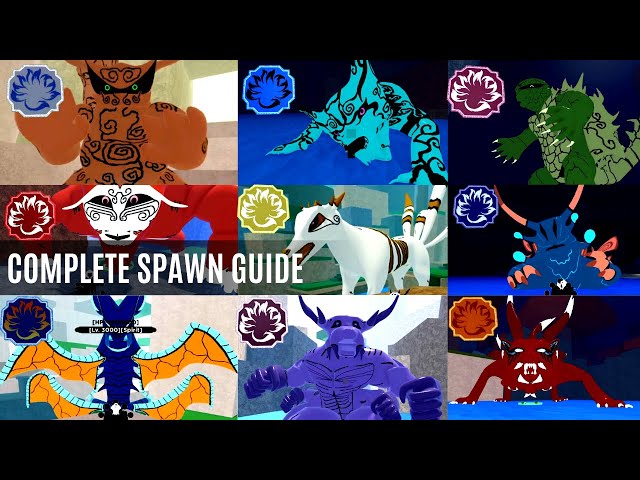 ALL NEW TAILED spirit spawn location/showcase - Shindo Life - LiteTube