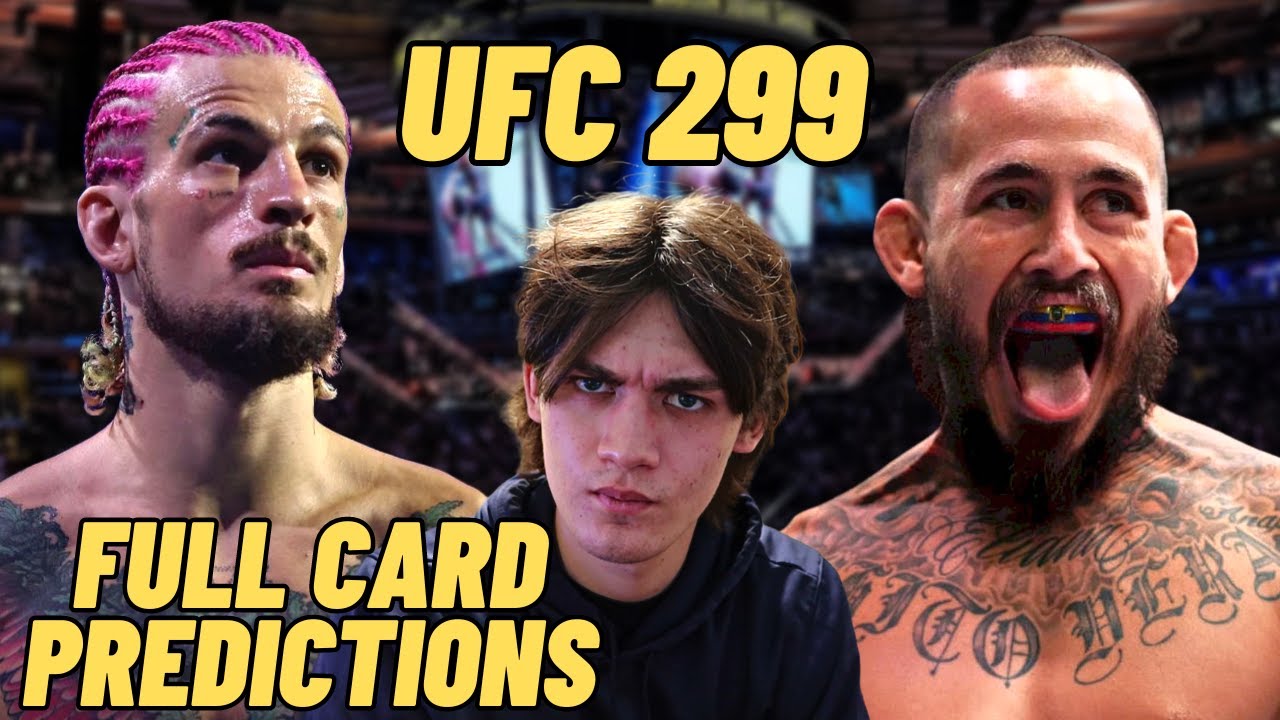 UFC 299 O'Malley vs. Vera 2 Full Card Predictions!