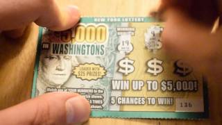 WINNING BIG ON NY LOTTERY?- 5000 IN WASHINGTONS screenshot 3