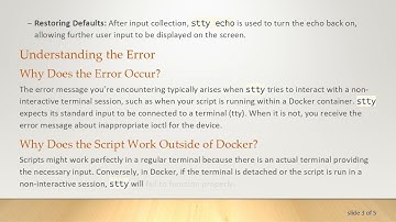 Understanding the Role of stty in Shell Scripts: Troubleshooting Common Errors