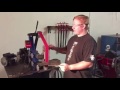 Ceramic sanding belt follow up video by ameribrade belt sander 