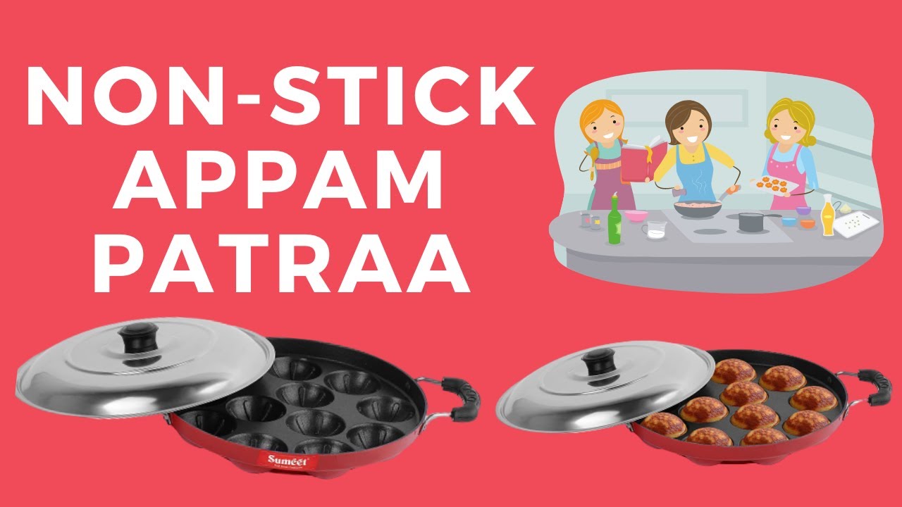 Non Stick Appam Patra by Sumeet Cookware | NON Stick Cookware| Appam Maker| Appam Patra Uses