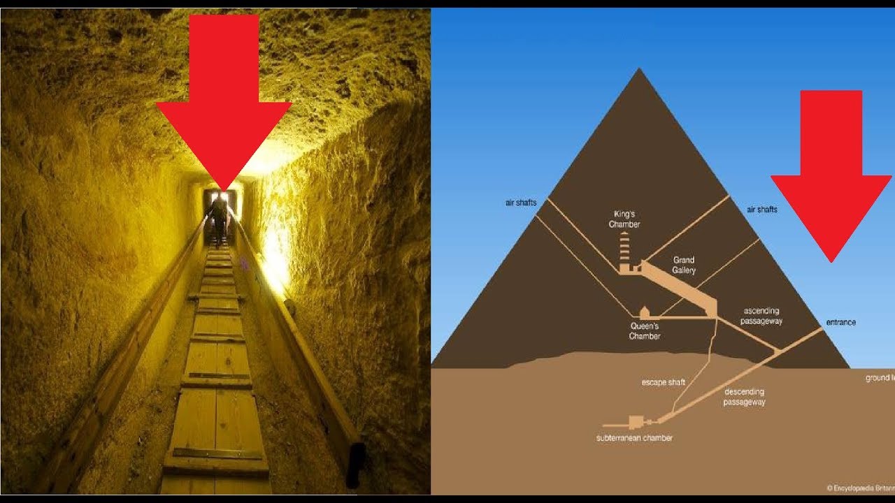 The Great Pyramid Of Giza Map