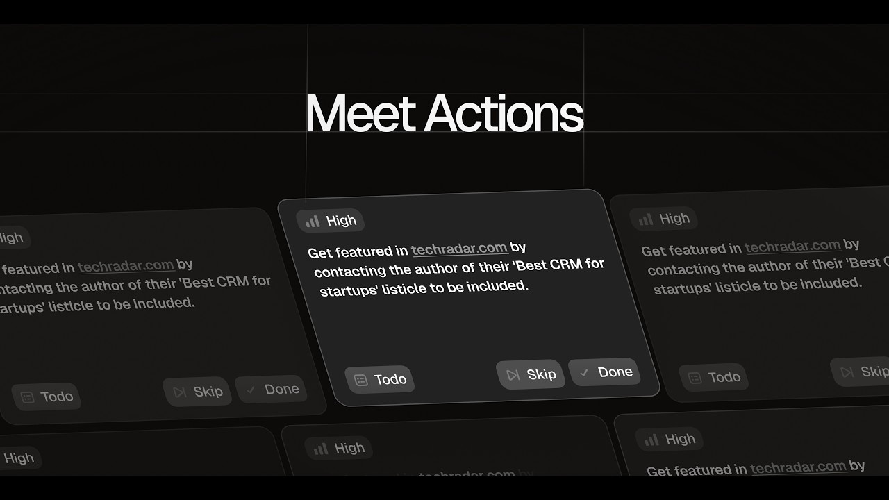 Thumbnail of the official Peec AI YouTube video
