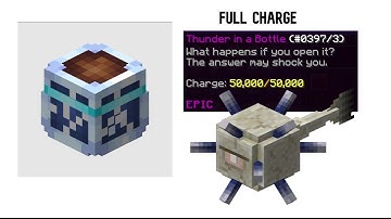 The most efficient way to charge thunder bottles Hypixel skyblock