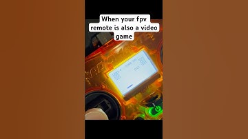 My fpv remote is also a video game! #fpvdrone #fpv #droneracing #fpvdroneracing #drone #fpvdrones