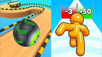 Going Balls vs Tall Man Run - SpeedRun Gameplay Android iOS YQEXN