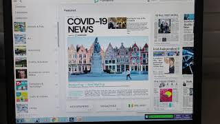 How to access newspapers online with Laois Libraries.