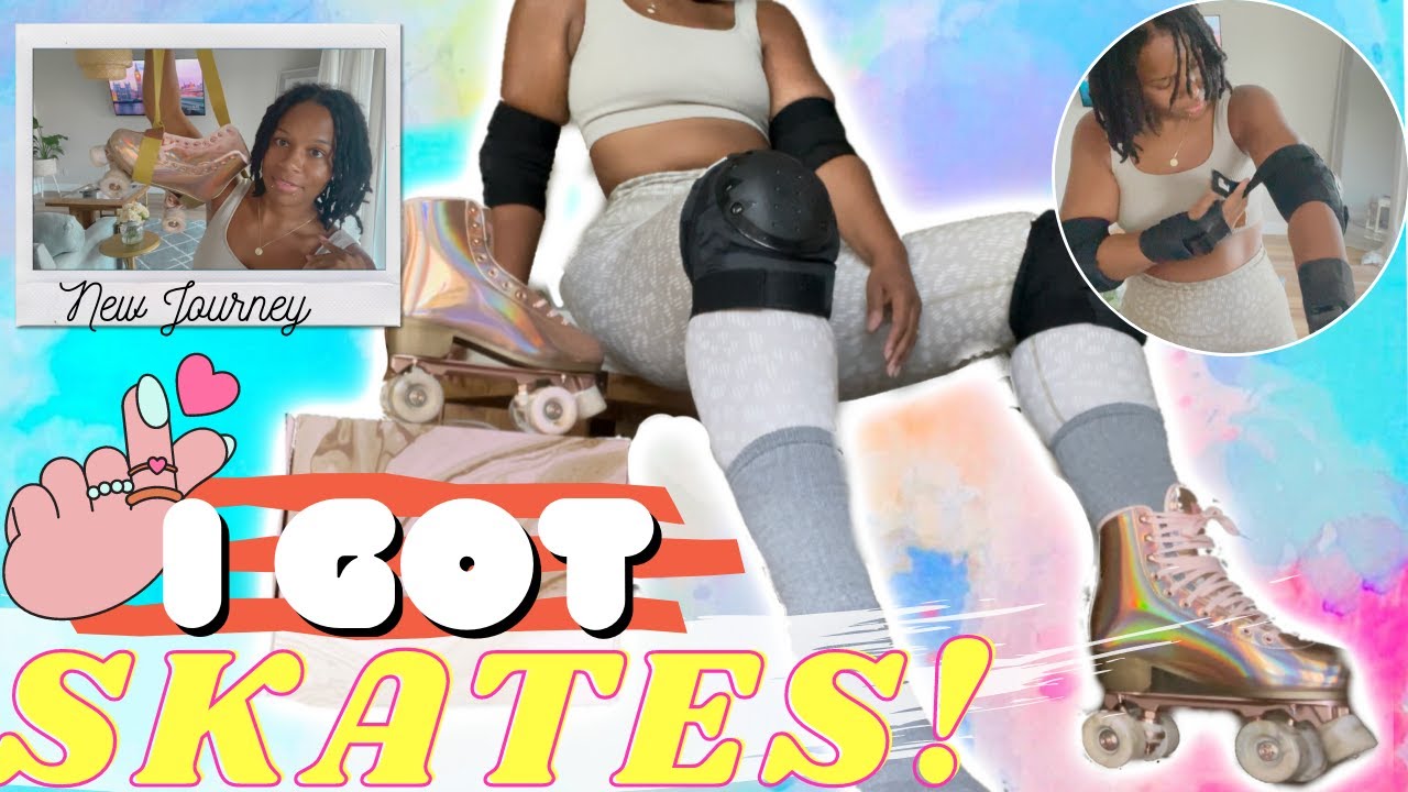 DAY 1 OF MY SKATE JOURNEY | IMPALA SKATE UNBOXING | AMAZON SKATE ACCESSORIES TRY ON HAUL | ROSE GOLD