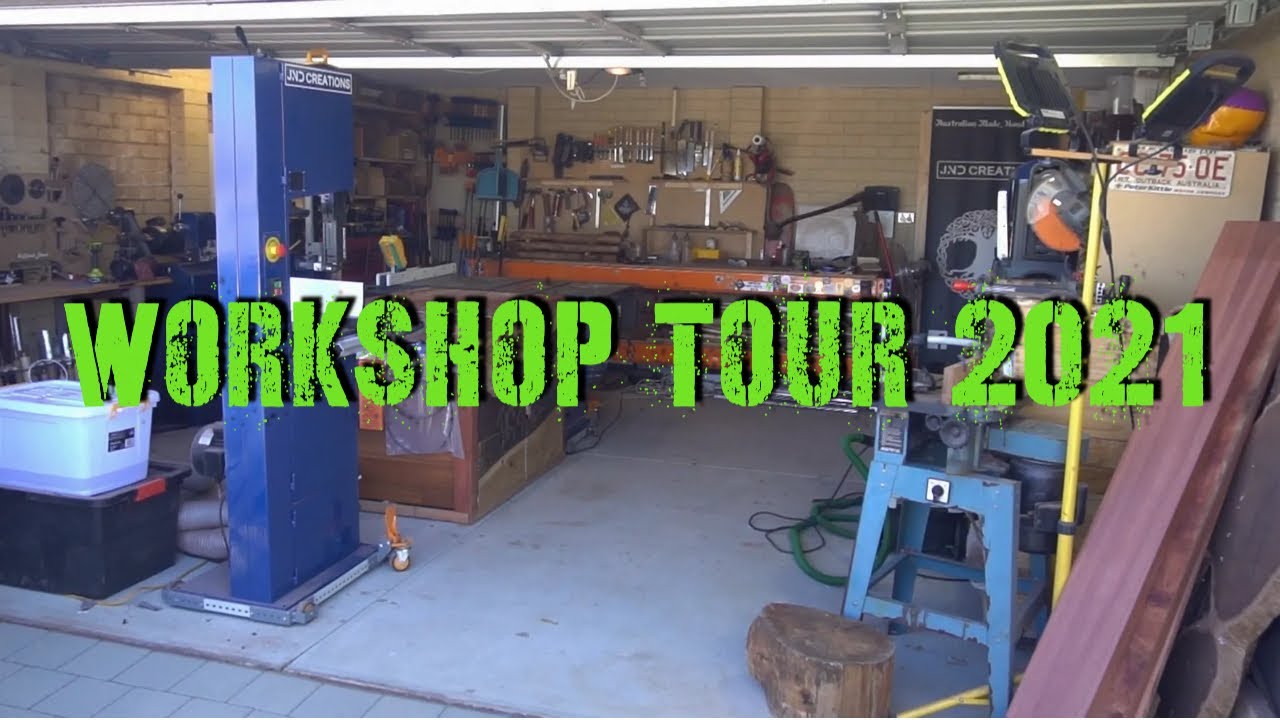 Workshop Tour 2021 || What's In My Shop - YouTube