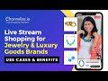 Livestream shopping for jewelry  luxury brands  jewelry and luxury marketing  channelizeio