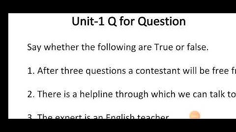 Std -8 sem -1 true -false