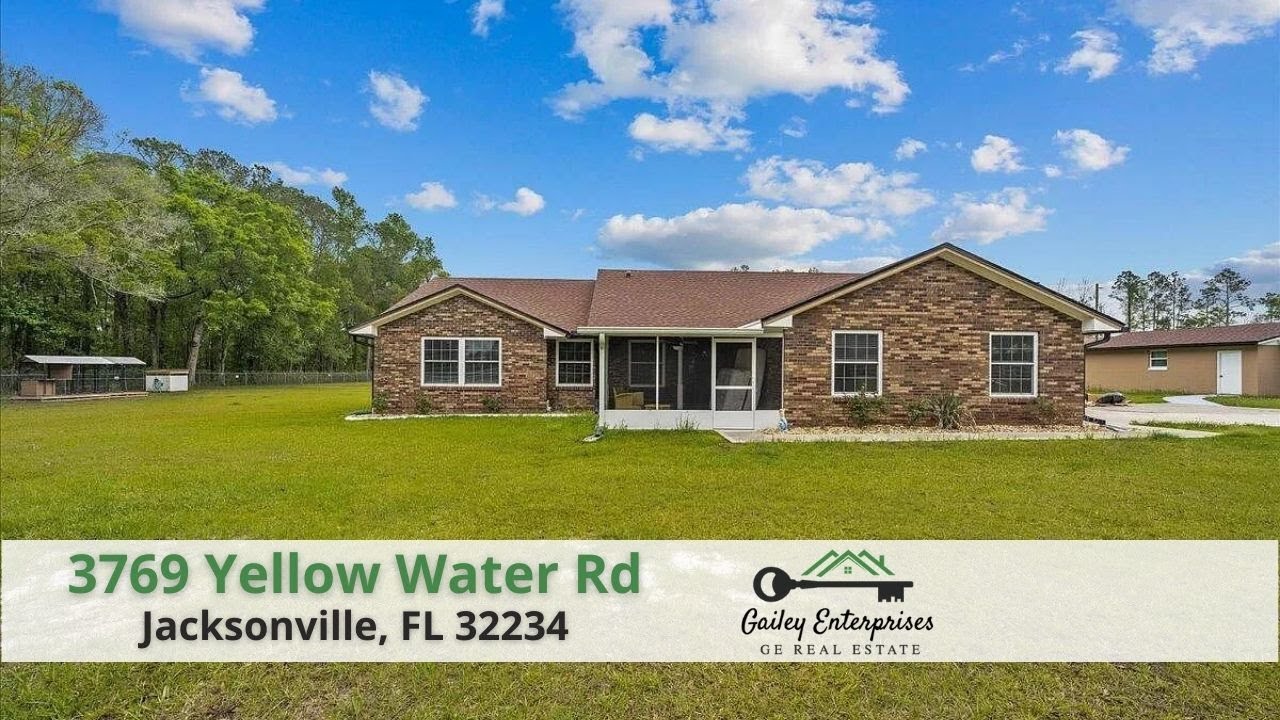 3769 Yellow Water Rd, Jacksonville, FL 32234 For Sale Gailey Enterprises Real Estate YouTube