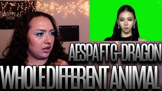 aespa 에스파 'WDA (Whole Different Animal) (Feat. G-DRAGON)' MV Reaction screenshot 5