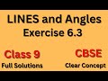 Class 9 Maths | Exercise 6 3 | Lines And Angles | Class 9 Maths Chapter 6 | NCERT
