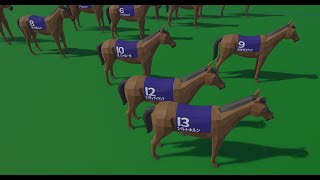 競馬レース再現 Ep.03｜天皇賞（秋）2024 東京・芝2000m｜Unity screenshot 1