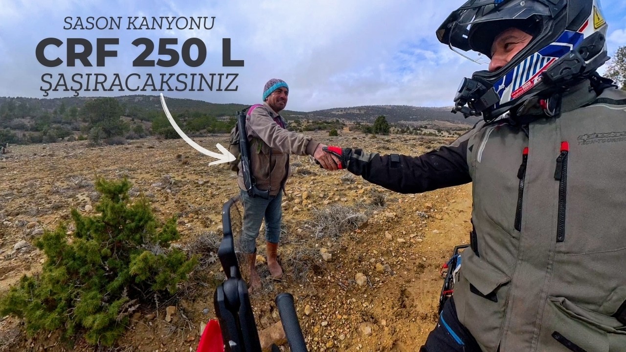 Здесь всё реально! Мотоцикл CRF чуть не сломался на дороге.