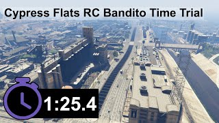 GTA 5 This Weeks RC Bandito Time Trail (Cypress Flats) Under Par Time - 1:25.491 Secs