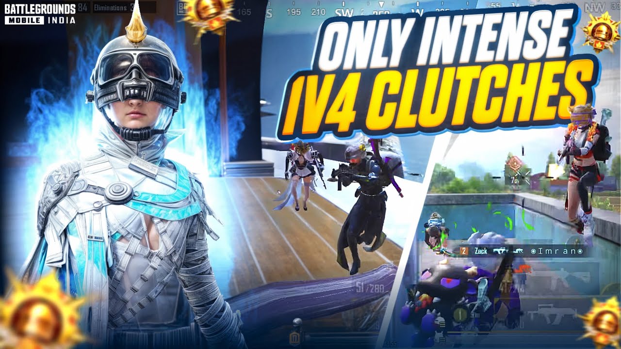 ONLY INTENSE 1v4 CLUTCHES with BIXI Op 🔥 Fastest Solo vs Squad Clutches ...