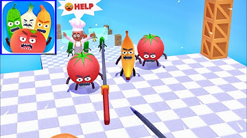 Hit Tomato 3D: Knife Master Gameplay New Upload All Levels (iOS/Android)