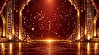 Transform Your Stage: Royal Ember Golden Arch VJ Loop
