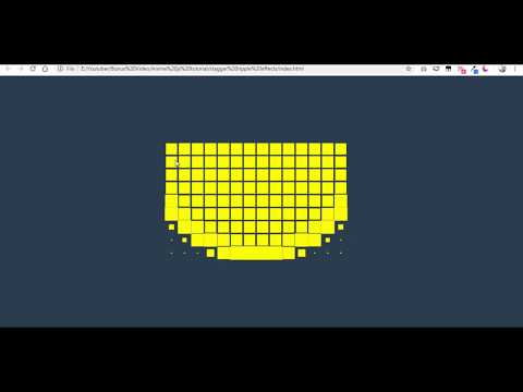 Stagger Ripple Animation using AnimeJS - Javascript Animation Tutorial