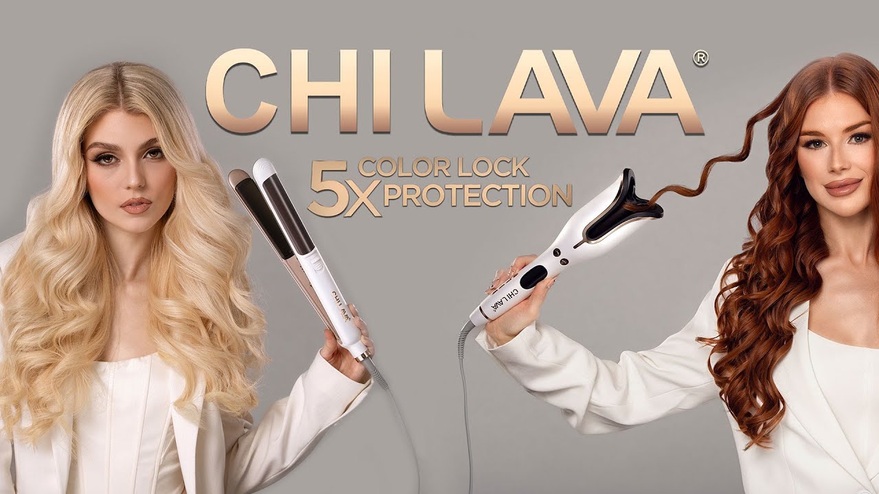 CHI Lava 1” Hairstyling Flat Iron | GF0099 | White with Rose Gold Accents CHI Lava 4D Flat Iron 1” – Barely used w/ original box | eBay main image 2