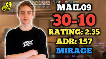 MAIL09 (30-10) EU FACEIT RANKED (MIRAGE) +VOICE COMMS | ELO 4945