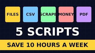 I Run 5 Python Scripts Every Week So I Never Do Boring Work