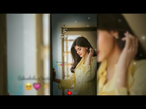 New Female version Love + Sad song whatsapp status ?❤️| Hindi ringtone ?| new female status