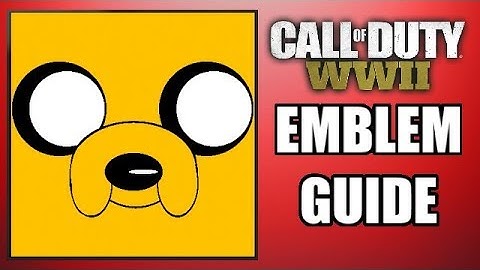 COD: WW2 - JAKE! - Emblem Guide (Adventure Time!)